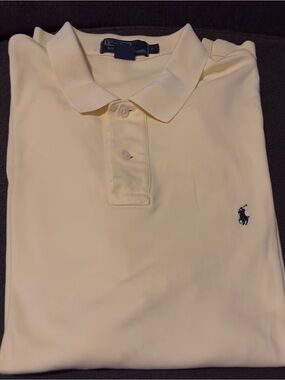 LIKE NEW Polo by Ralph Lauren Men’s Yellow Classic Piqué Polo Shirt.